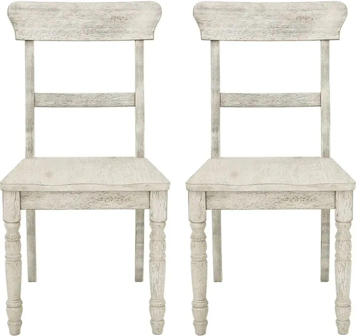 Savannah White Dining Chair, Set of 2