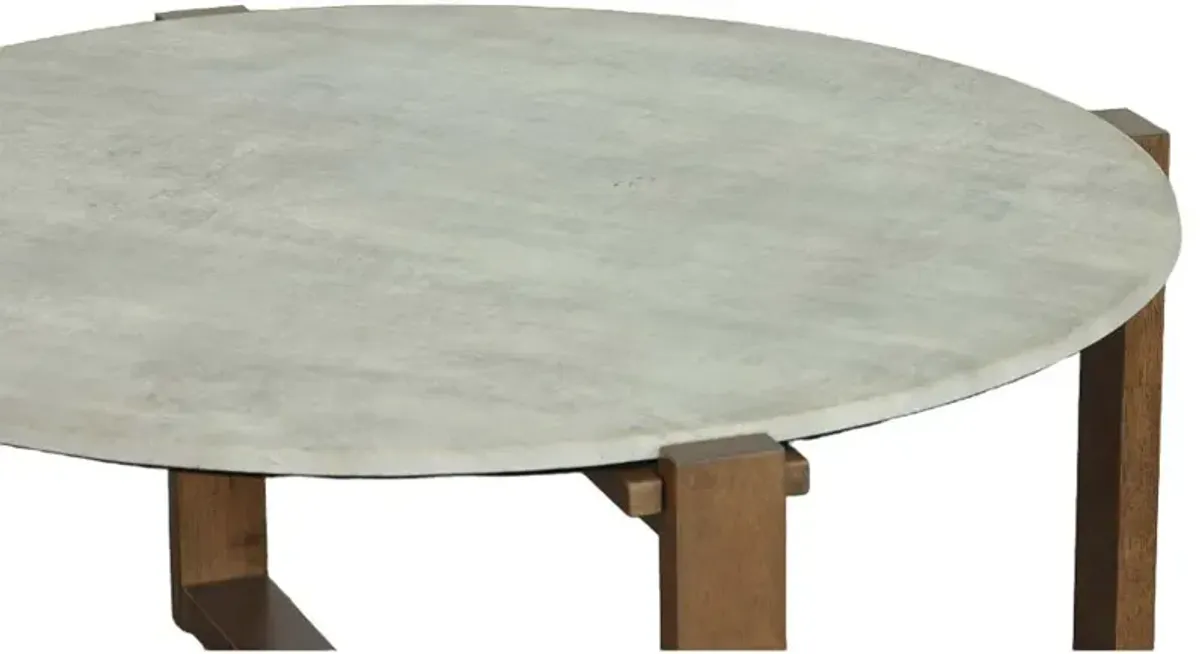 Rizzy Brown and Light Gray Coffee Table