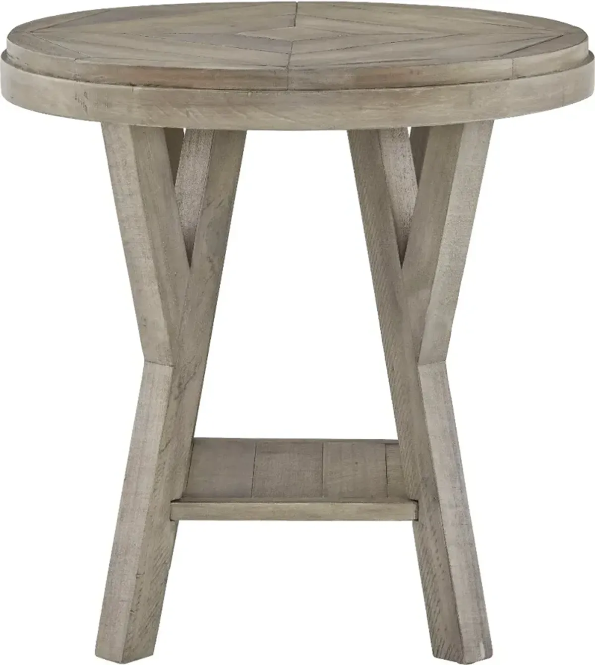 Market Street Gray End Table