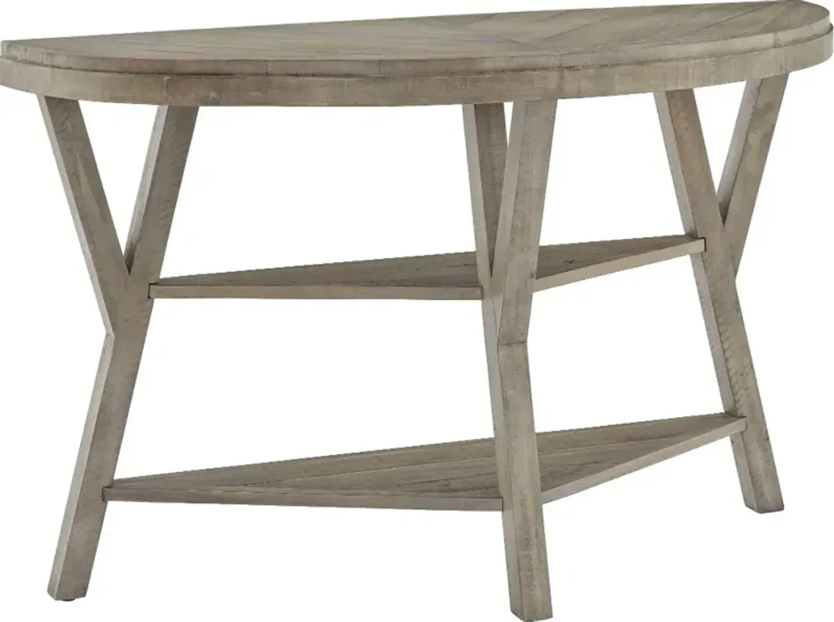 Market Street Gray Sofa Table