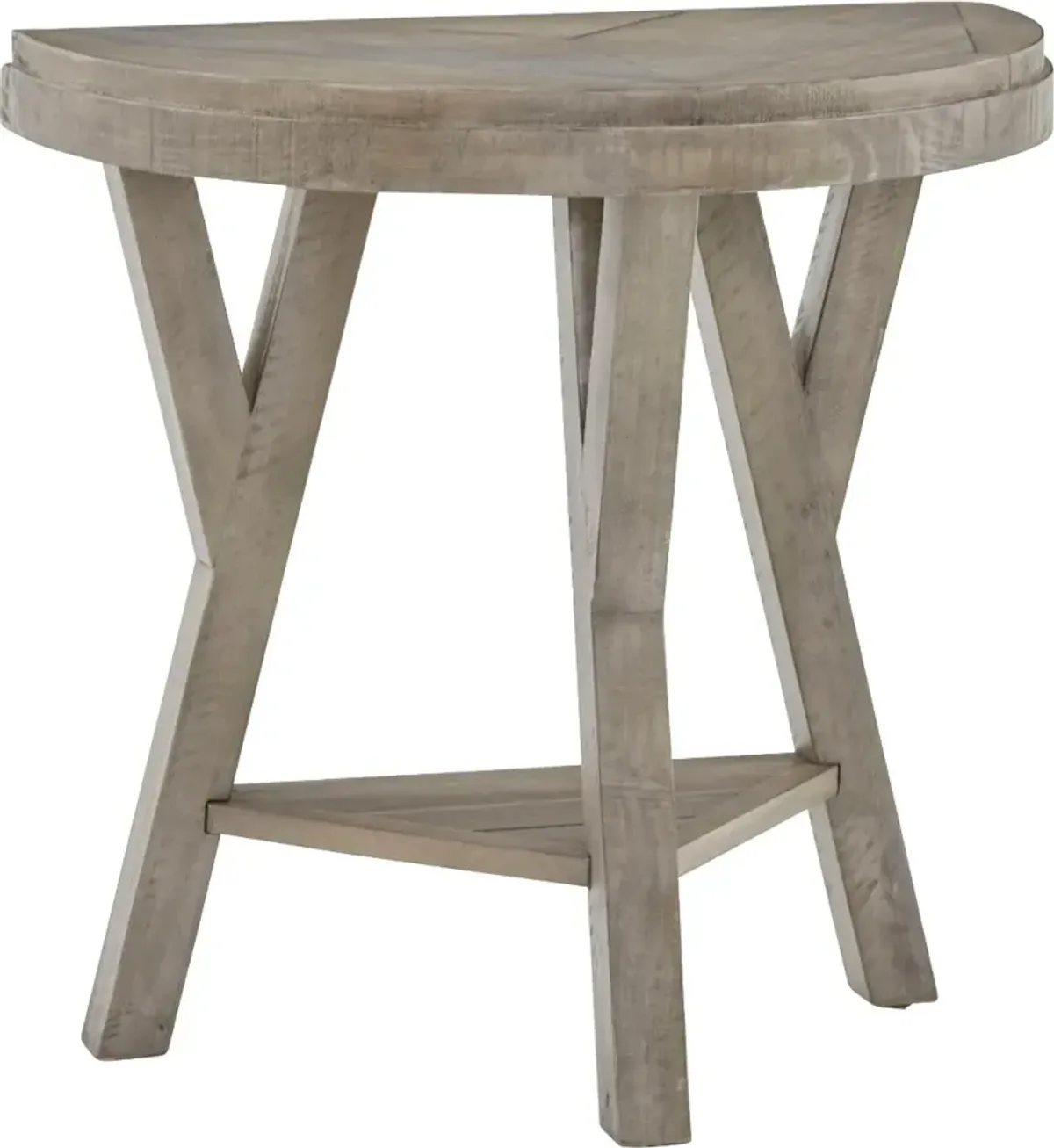 Market Street Gray Chairside Table