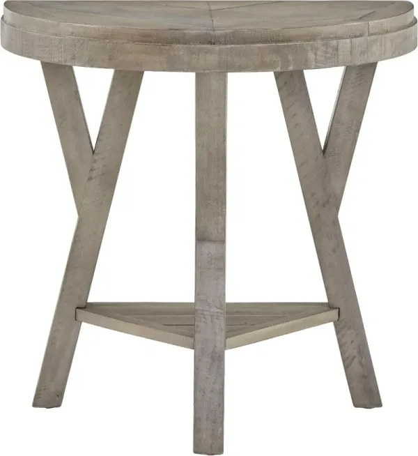 Market Street Gray Chairside Table