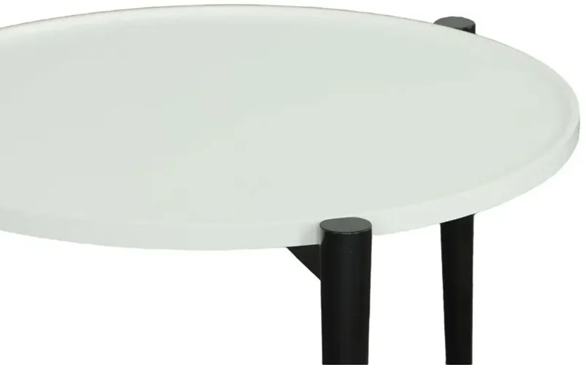 Harlowe Black and White Coffee Table