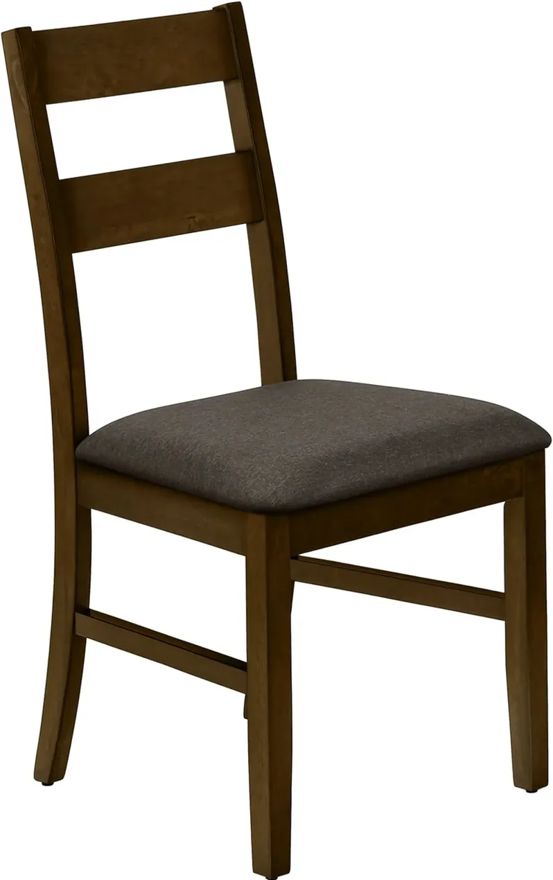 Monarch Brown Solid Wood Dining Chair, Set Of 2