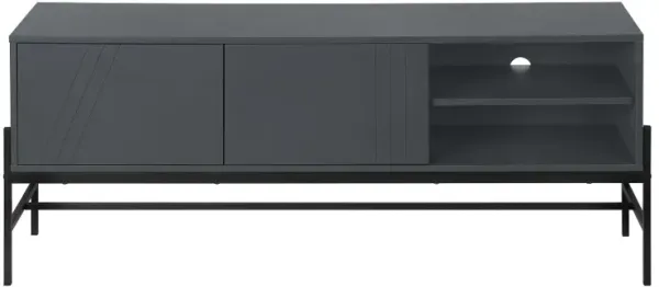 Florence Gray Two Door TV Stand