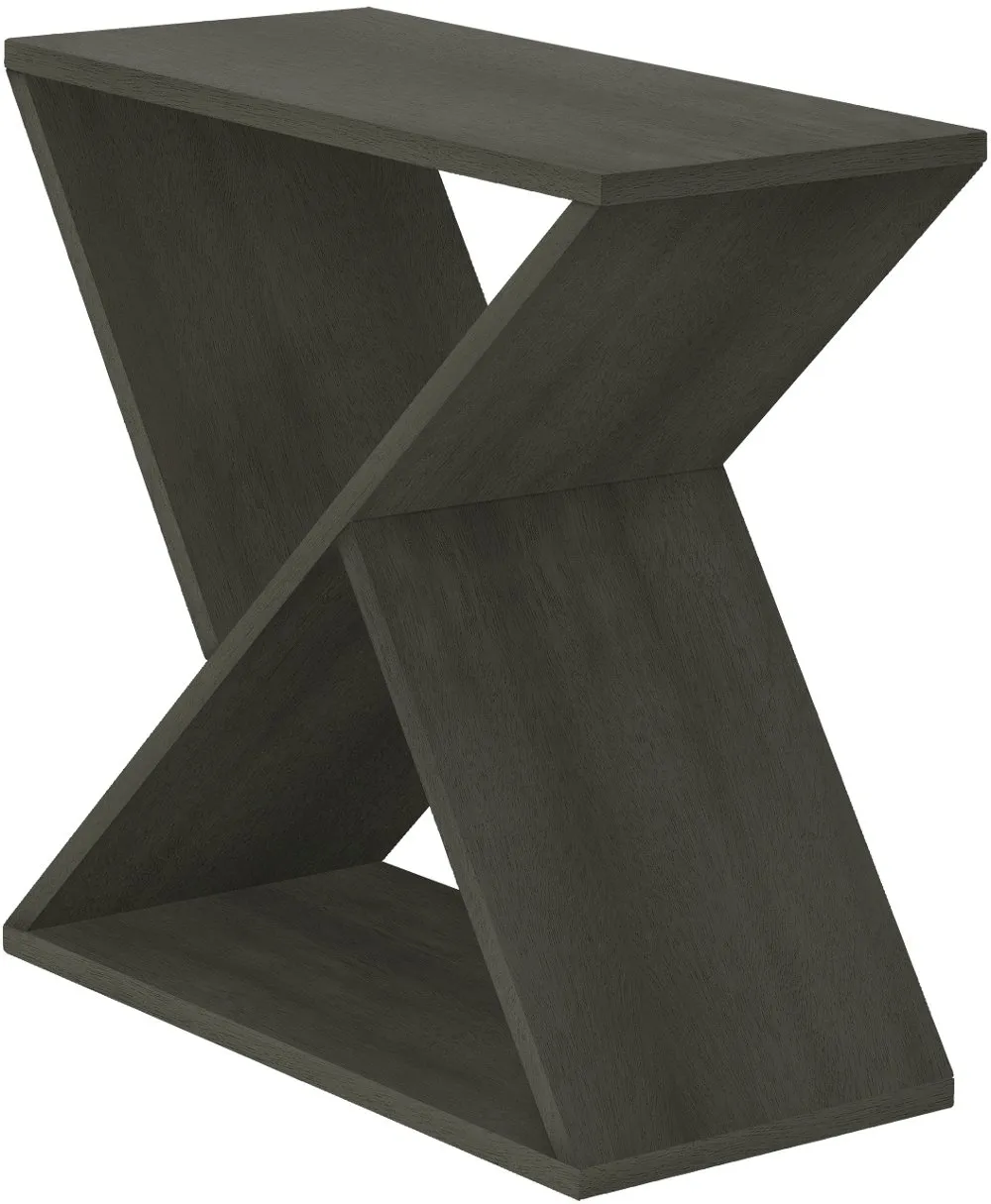 Dasha Contemporary Dark Green Accent Table