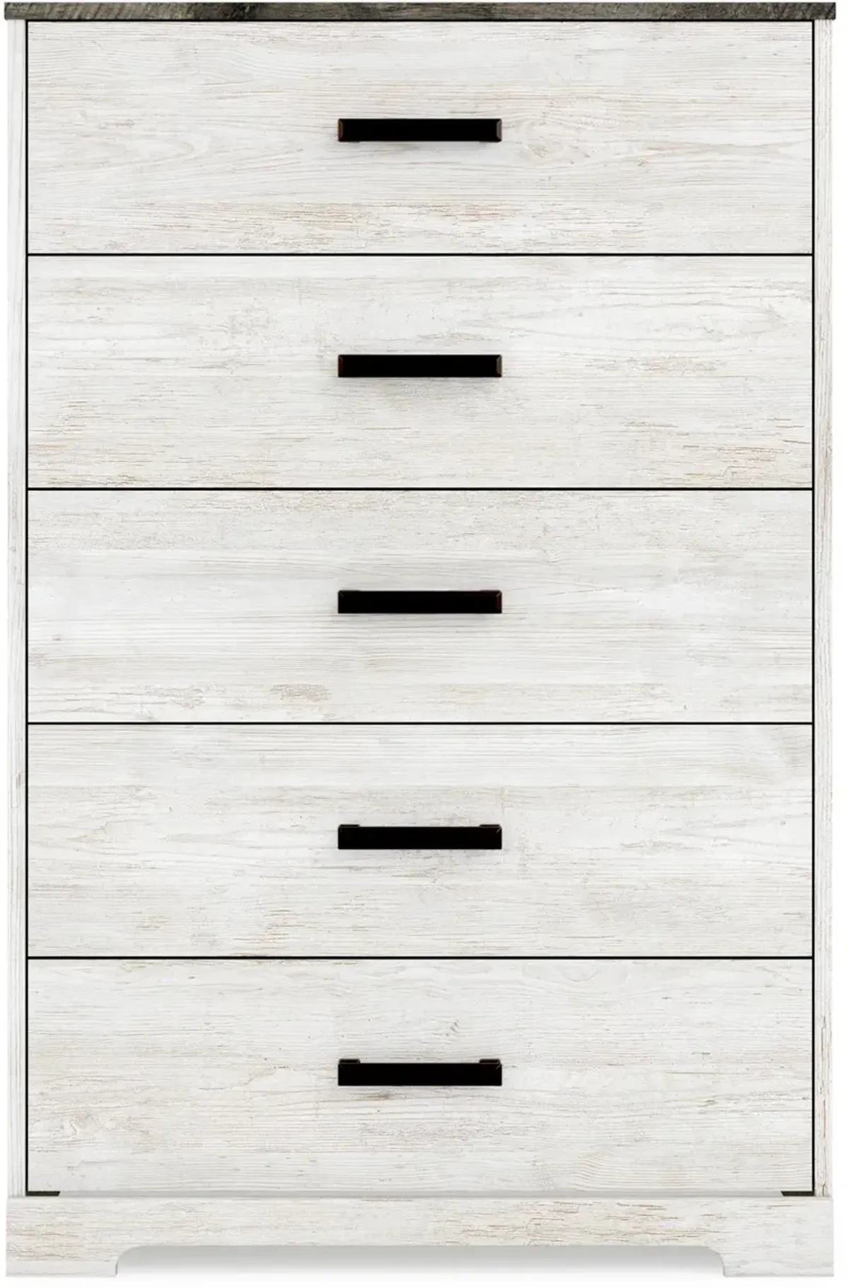 Sutton Whitewash Five Drawer Chest