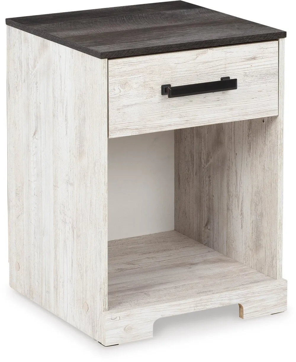 Sutton Whitewash One Drawer Night stand