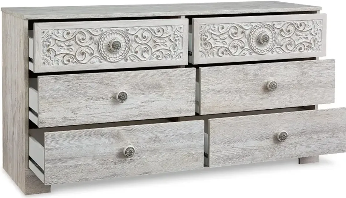 Enola Whitewash Dresser