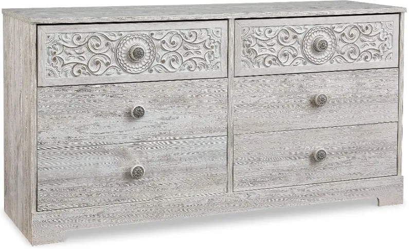 Enola Whitewash Dresser