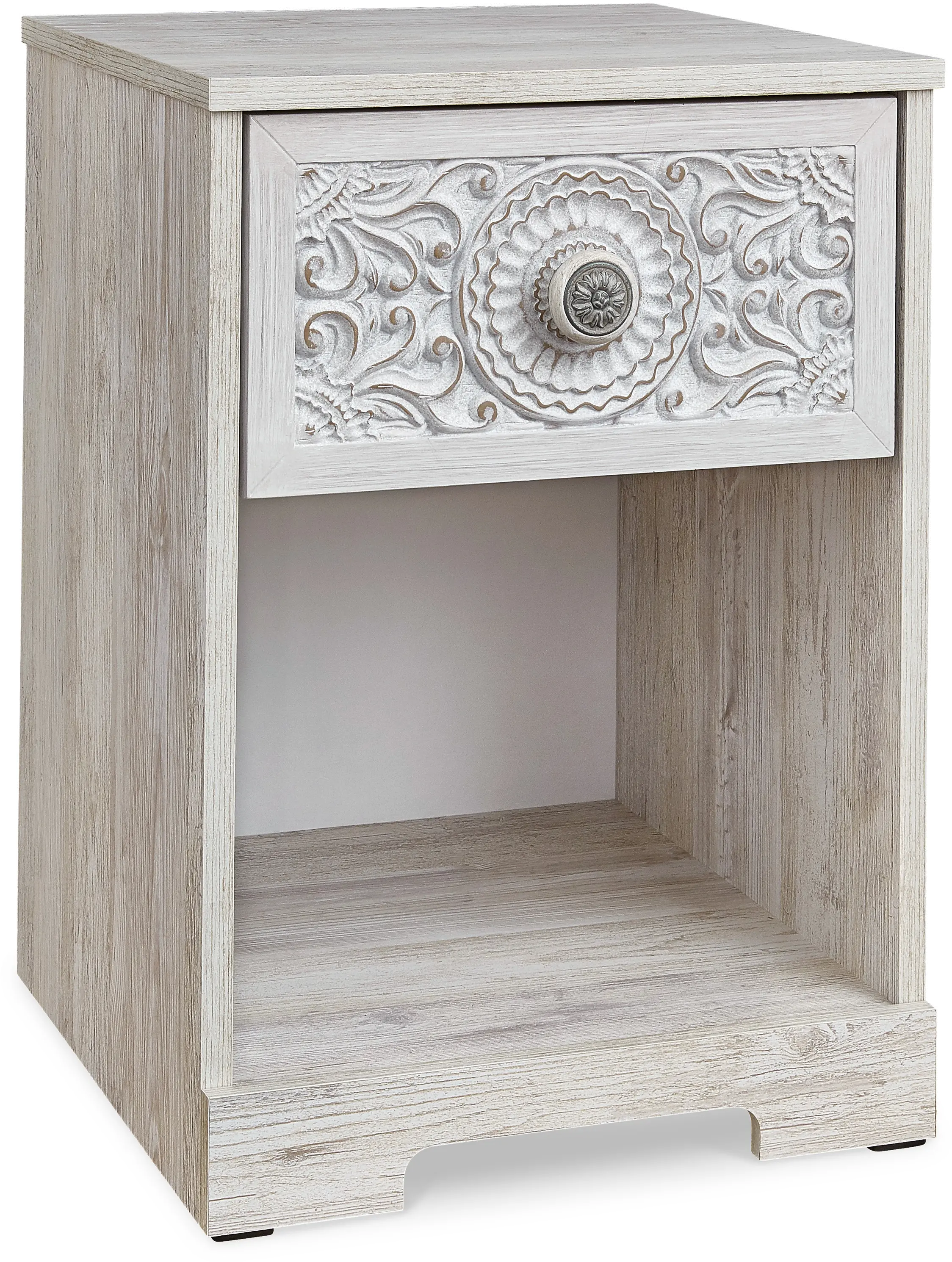 Enola Whitewash Nightstand