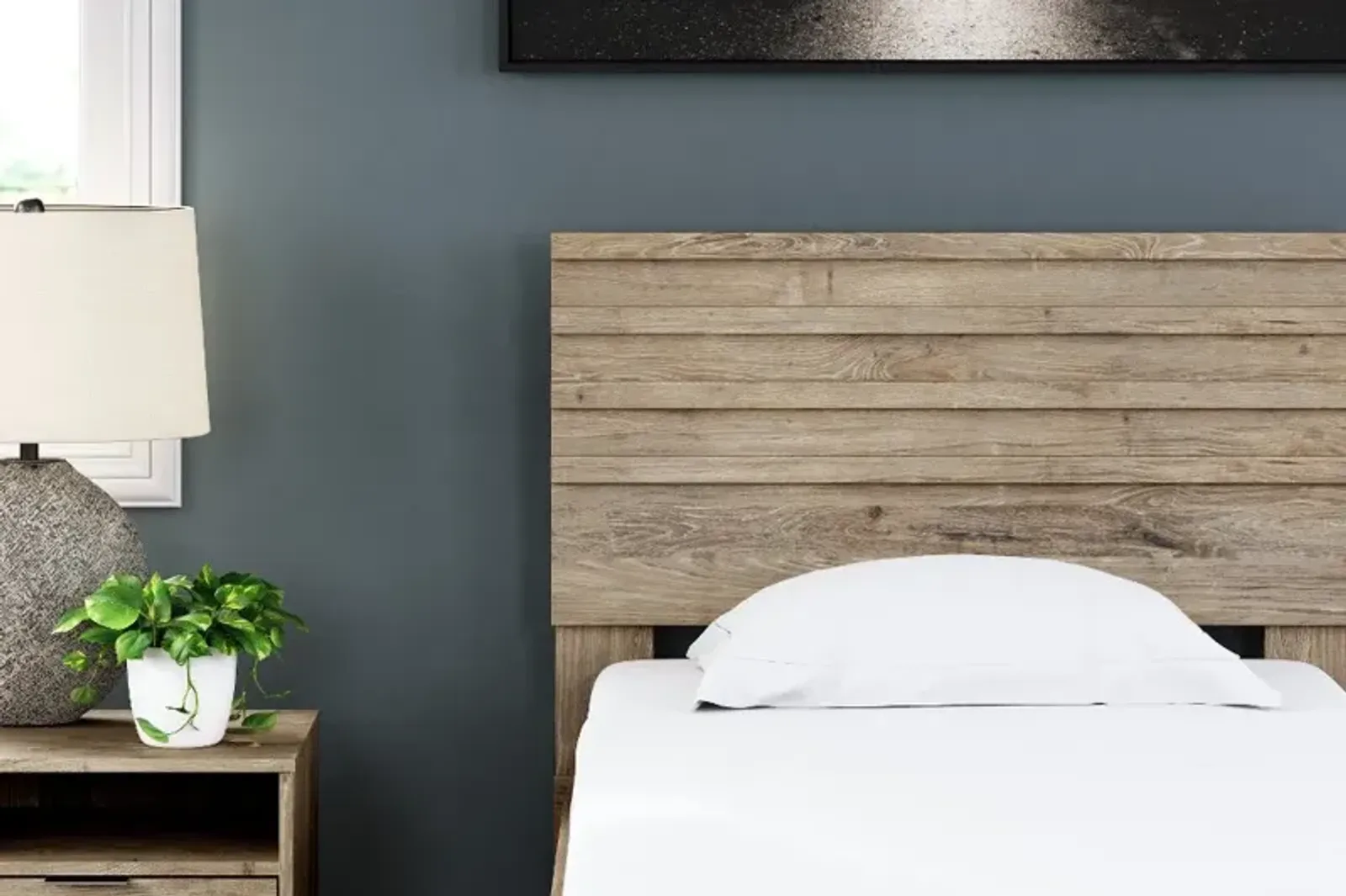 Kara Natural Twin Panel Headboard