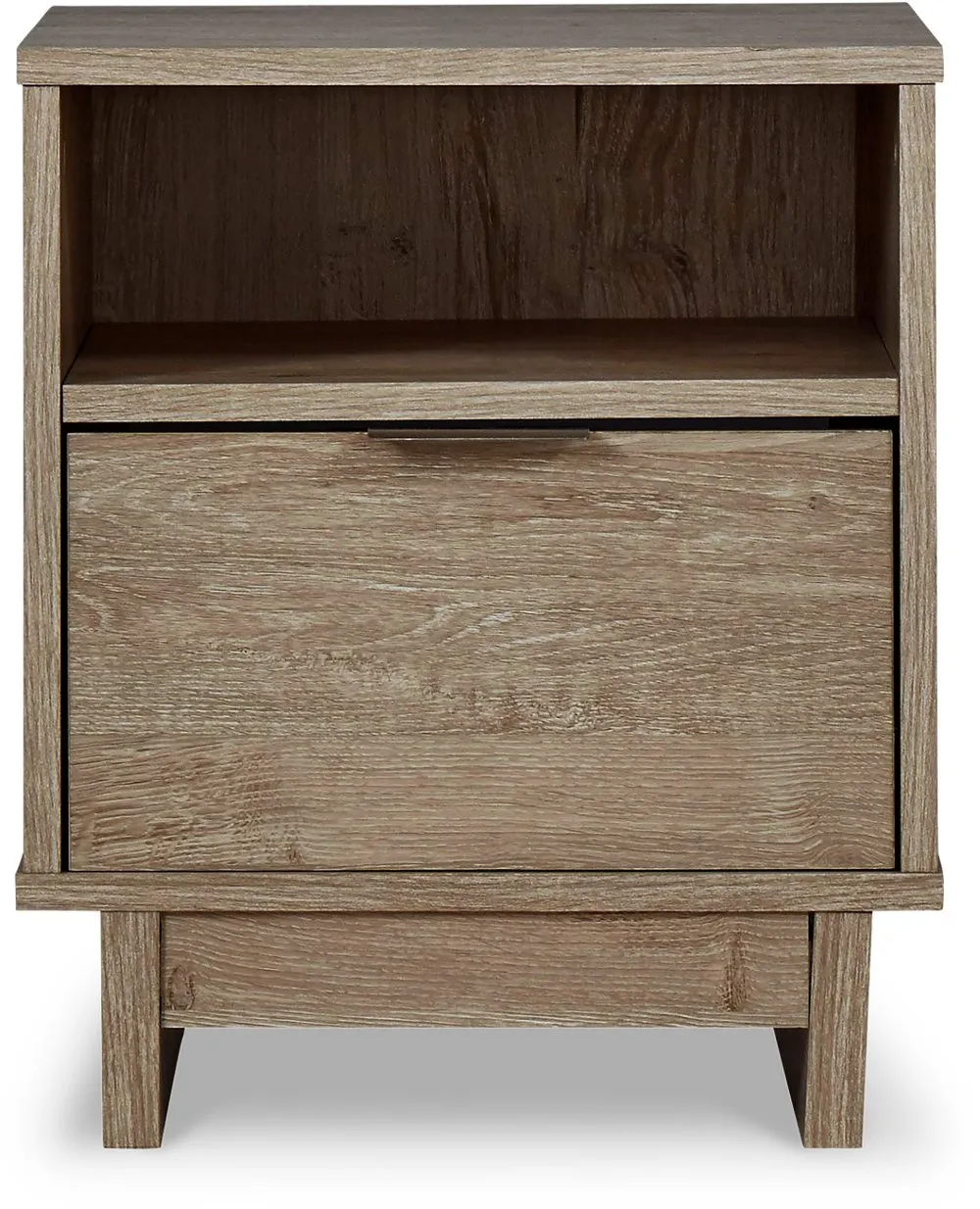 Kara Natural One Drawer Nightstand