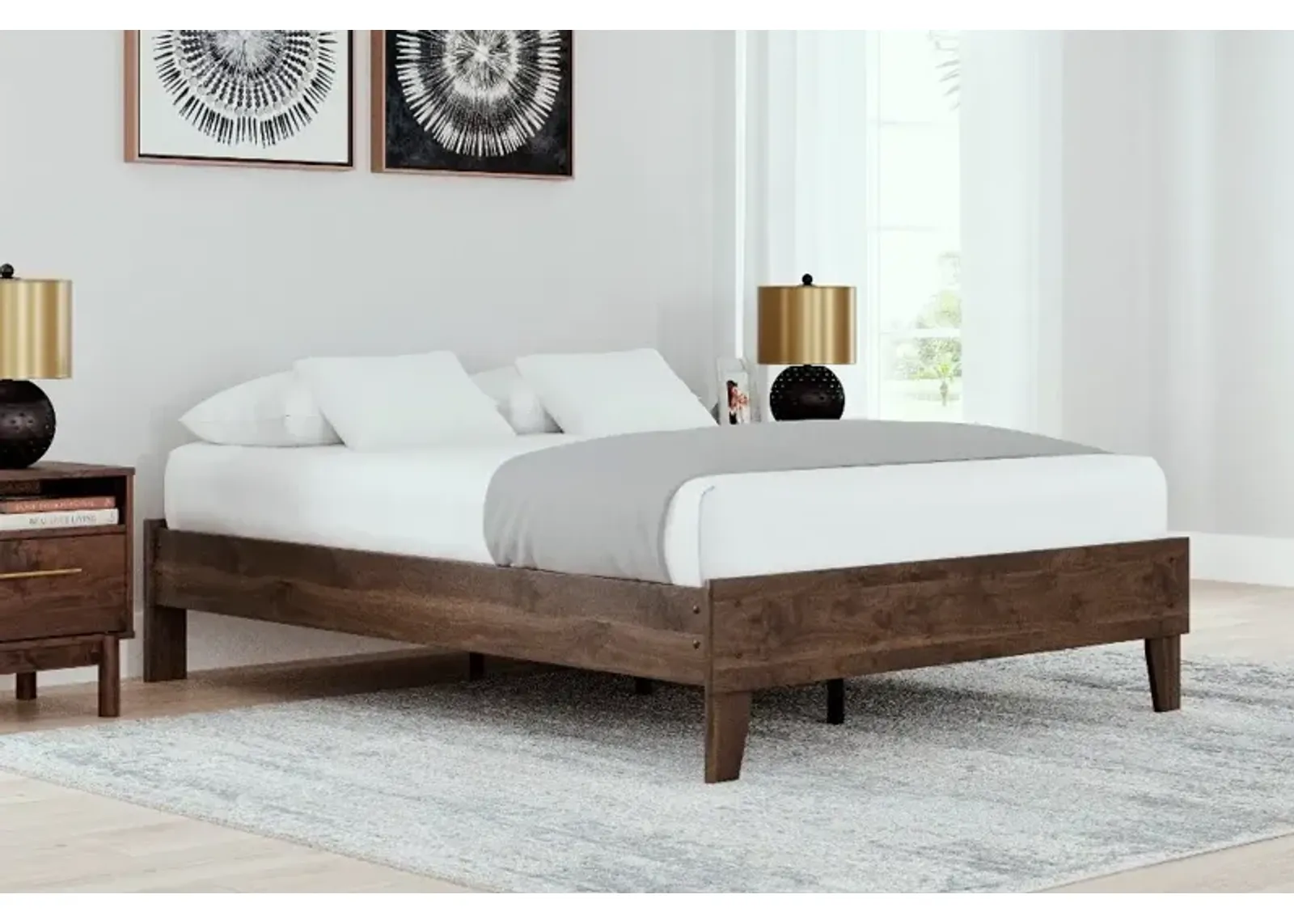 Daxton Brown Full Platform Bed