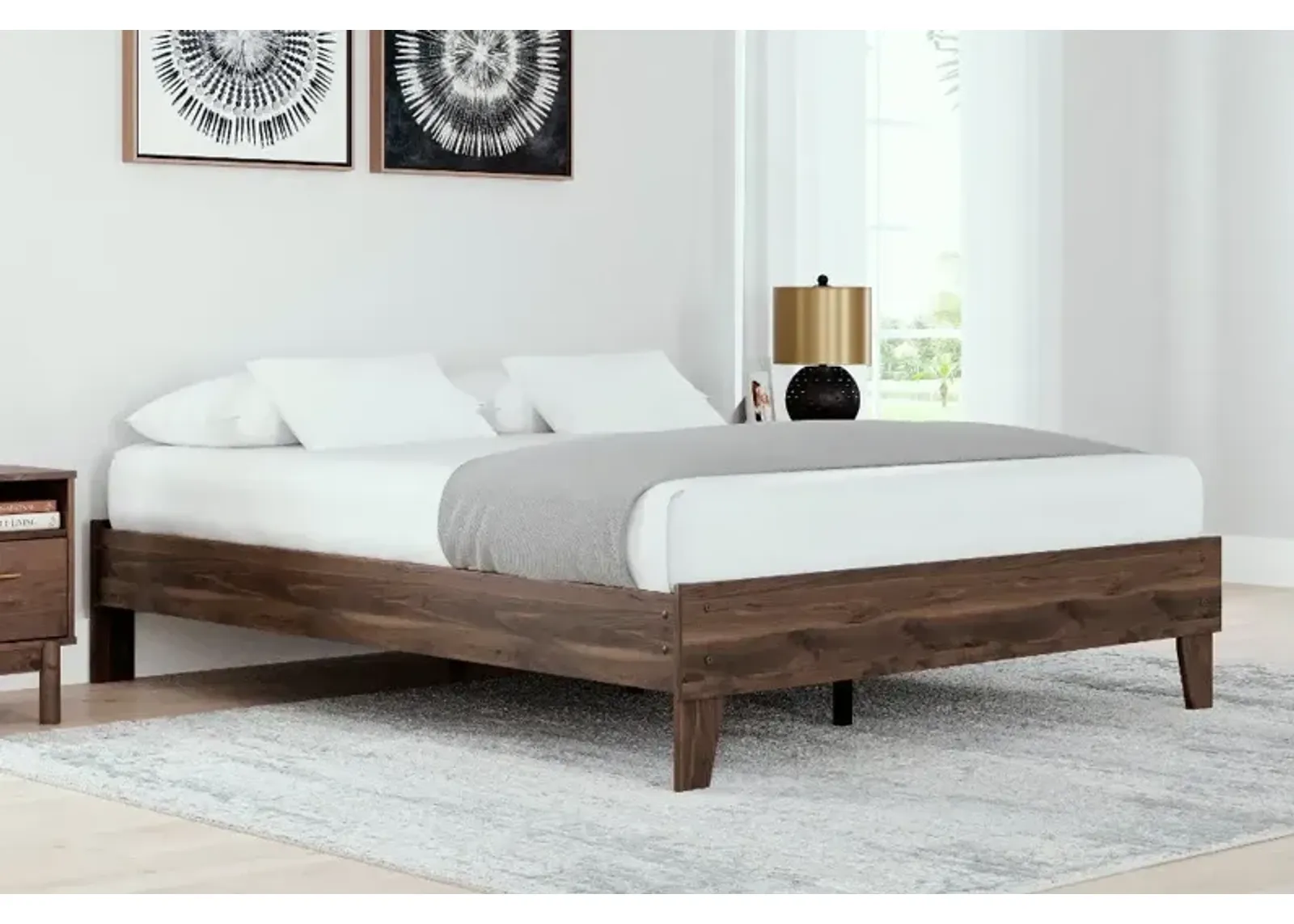 Daxton Brown Queen Platform Bed