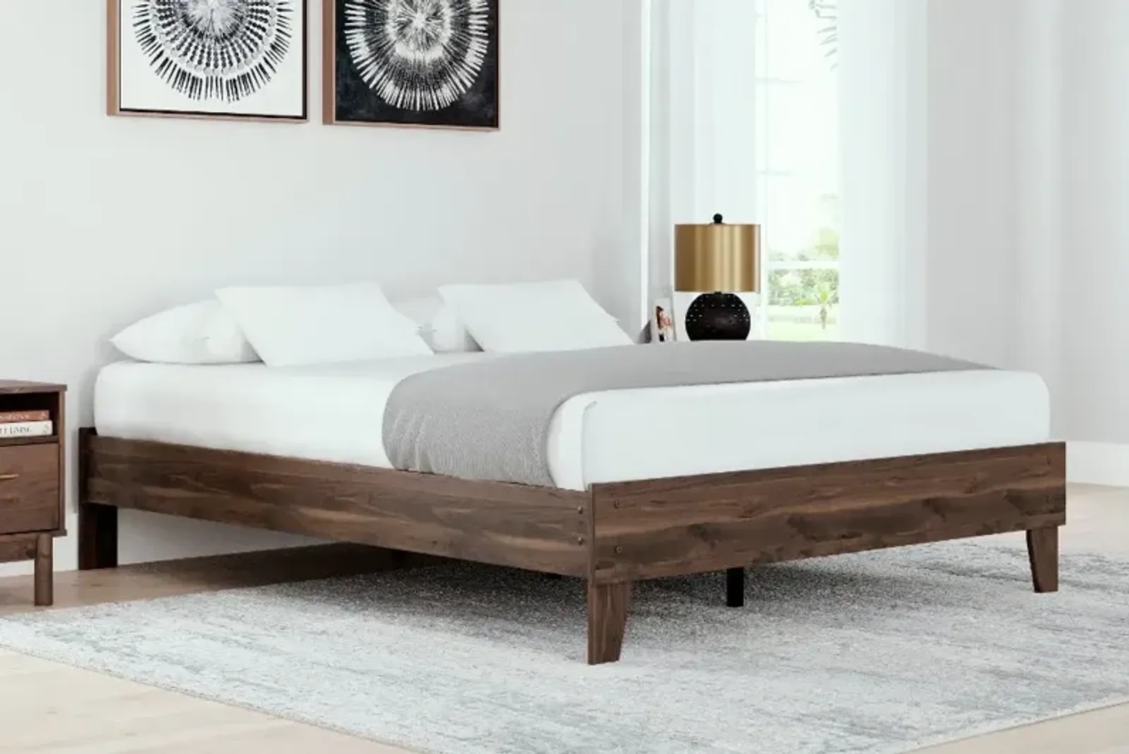 Daxton Brown Queen Platform Bed