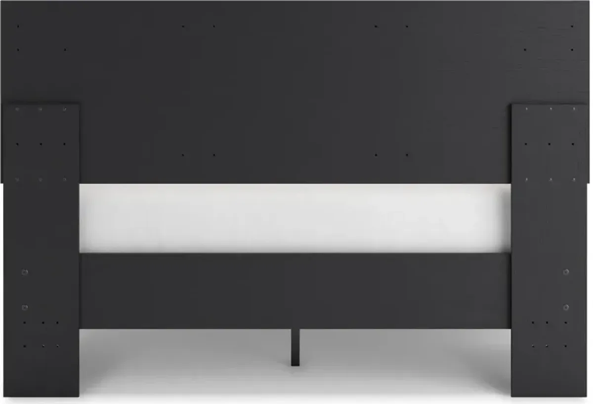 Burless Two-Tone Full Panel Headboard