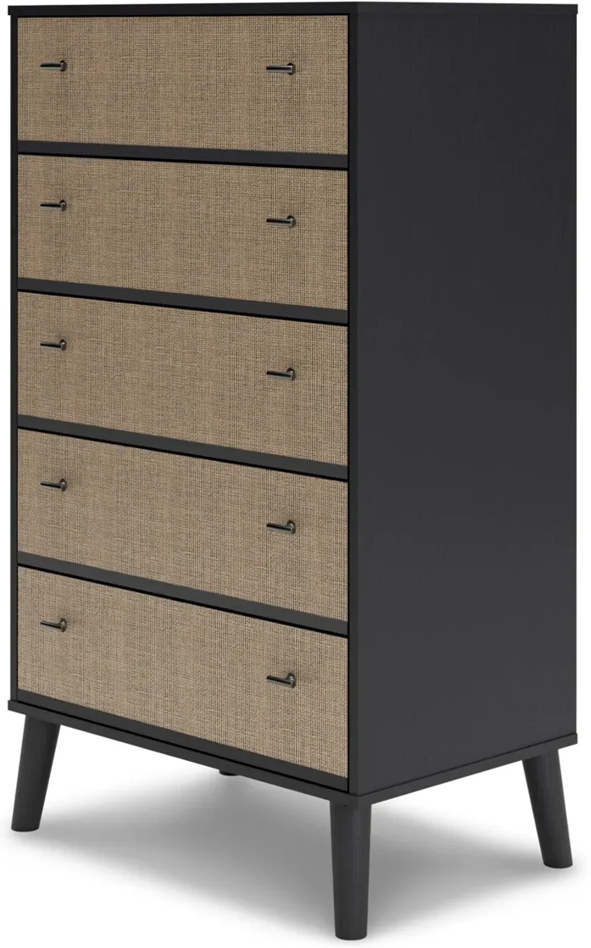 Burless Two-Tone Chest of Drawers