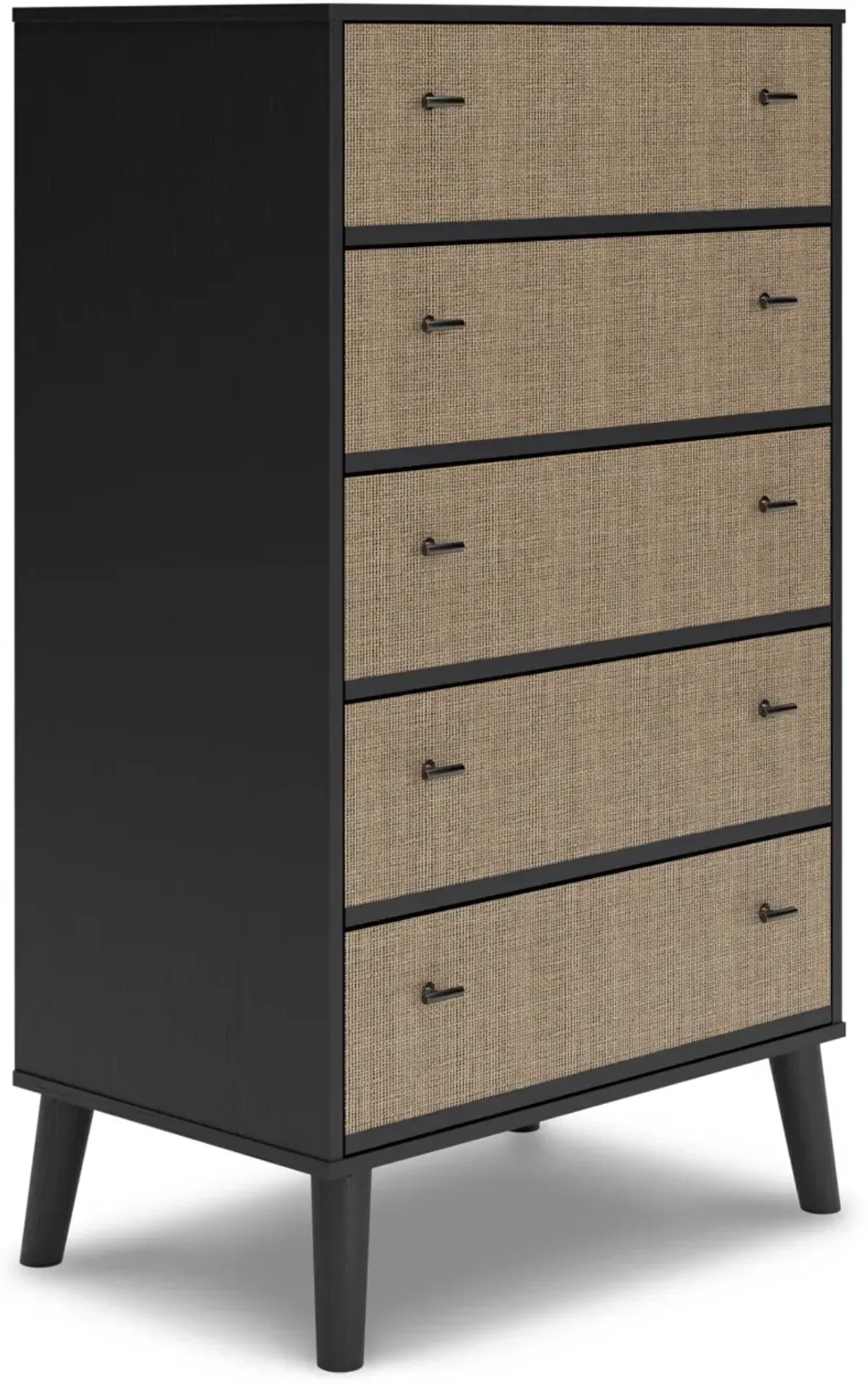 Burless Two-Tone Chest of Drawers