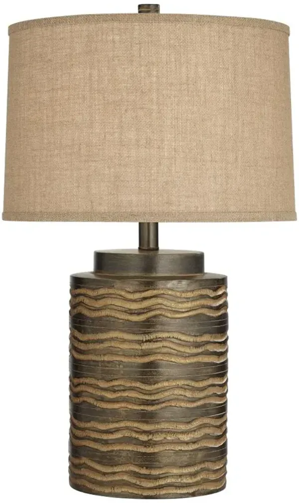 Artiss Brown Waved Table Lamp