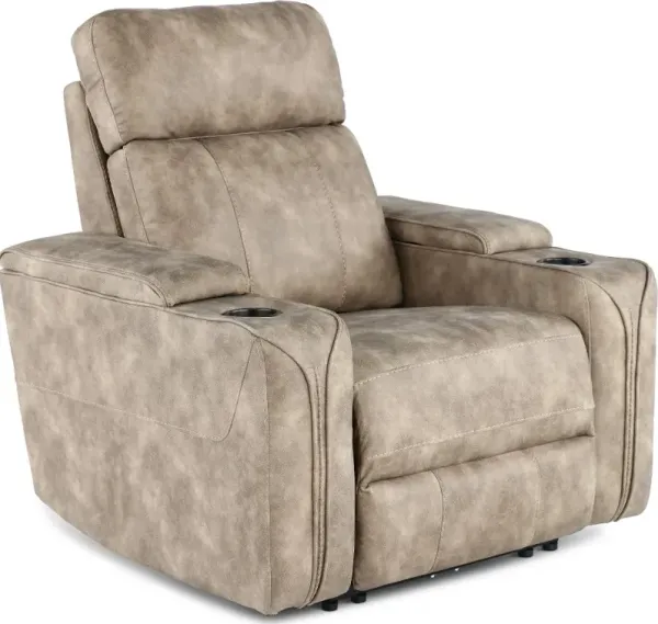 Ultron Beige Power Recliner