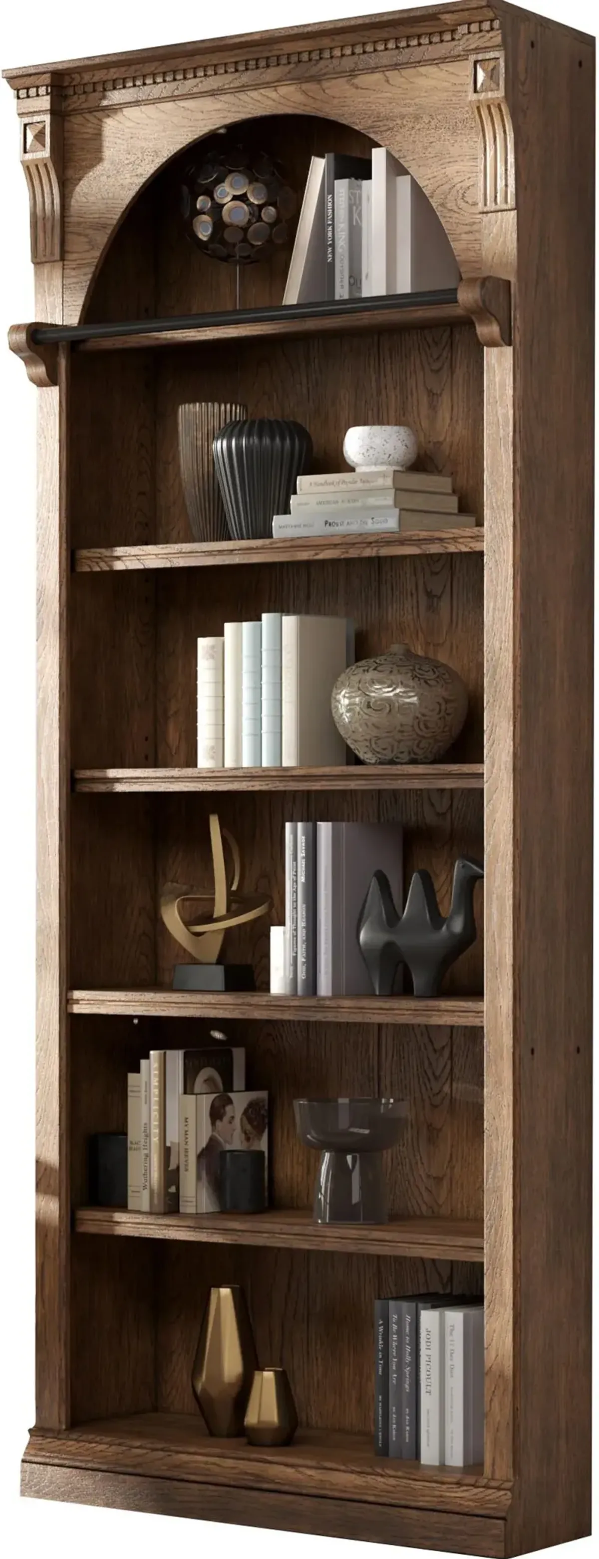 Stratton Toffee 94" Bookcase