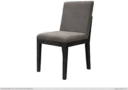 Loft Black and Gray Dining Chair
