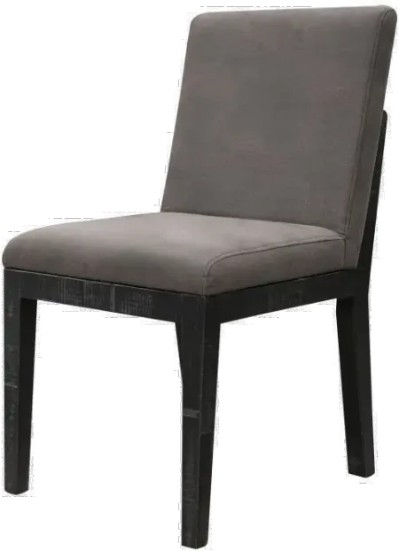 Loft Black and Gray Dining Chair