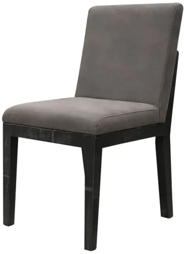 Loft Black and Gray Dining Chair