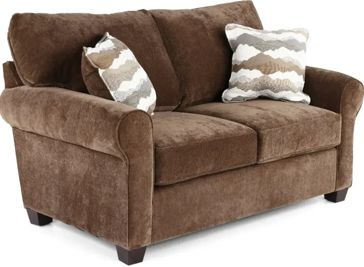 Seaside Brown Loveseat