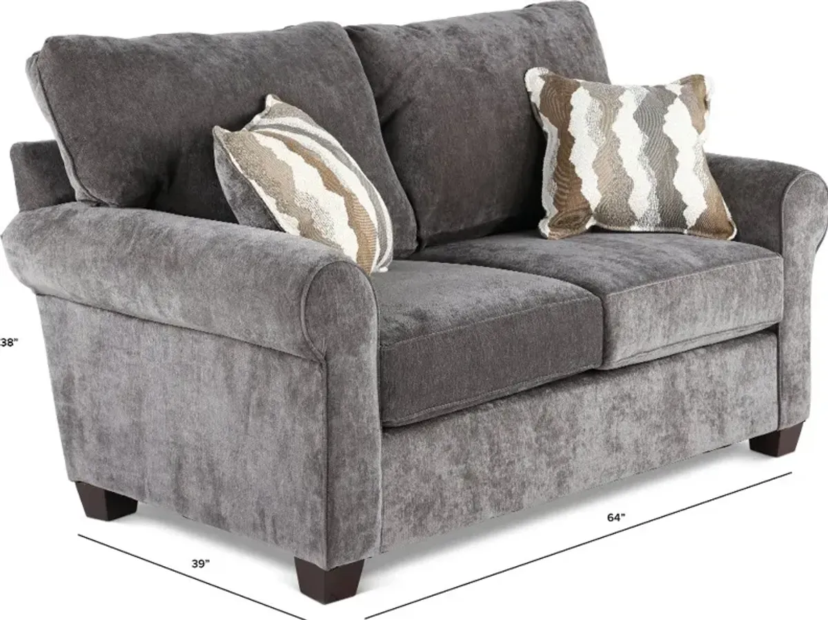 Seaside Gray Loveseat