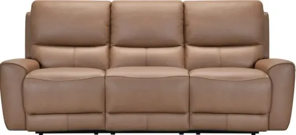 Rangers Stone Power Reclining Sofa with Power Headrests and Lumbar