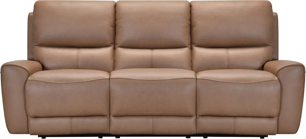 Rangers Stone Power Reclining Sofa with Power Headrests and Lumbar