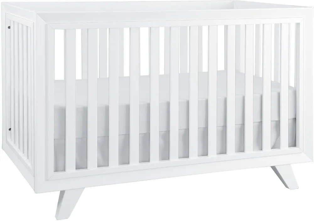 Wooster White 3-in-1 Convertible Crib