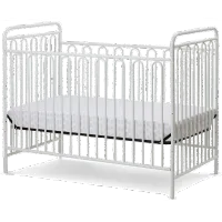 Trinity White Metal 3-in-1 Convertible Crib