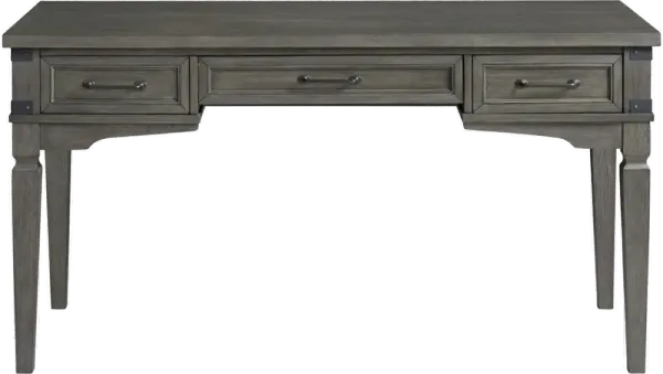 Foundry Pewter 60" Writing Desk