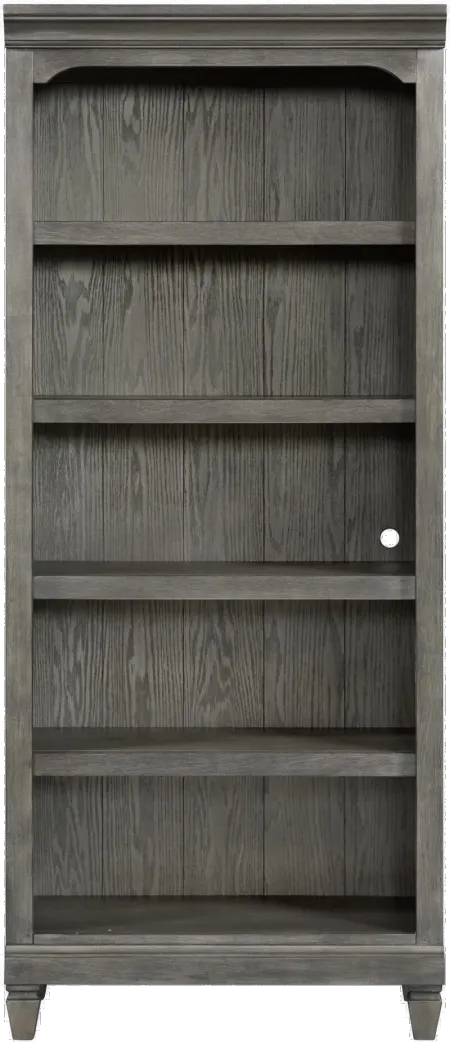 Foundry Pewter 76" Bookcase