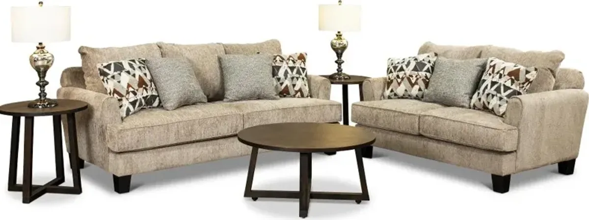 Bryn Beige Sofa