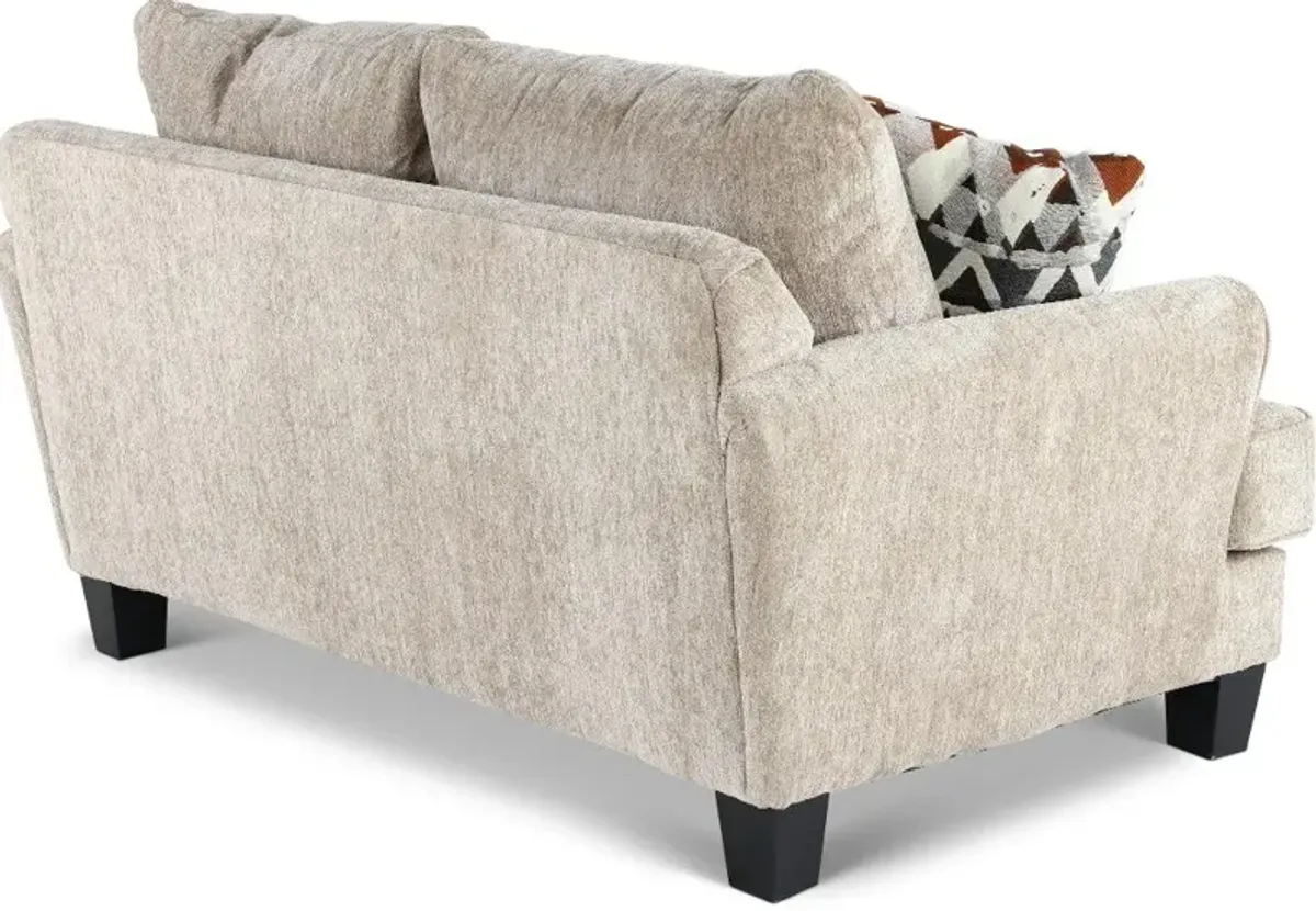 Bryn Beige Loveseat