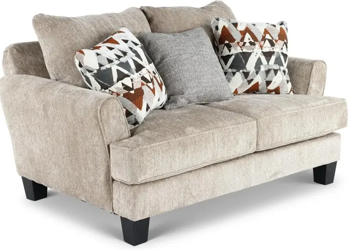 Bryn Beige Loveseat