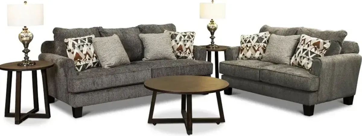 Bryn Gray Loveseat