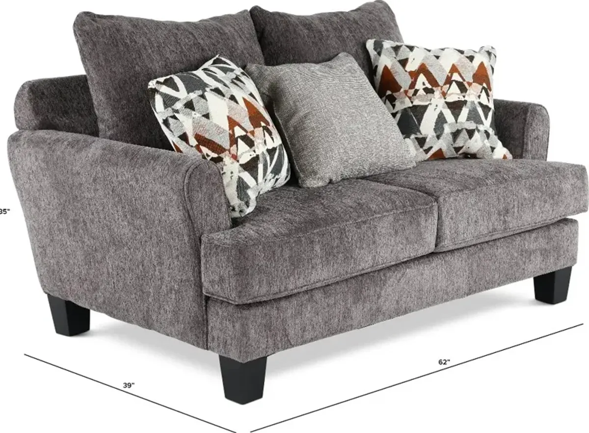 Bryn Gray Loveseat