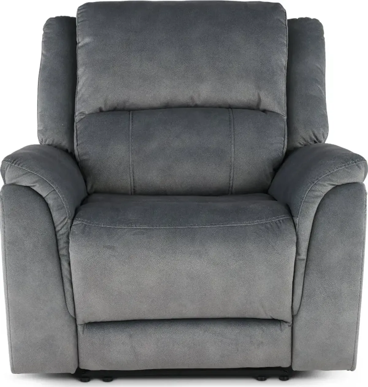 Aspen Steel Gray Manual Recliner