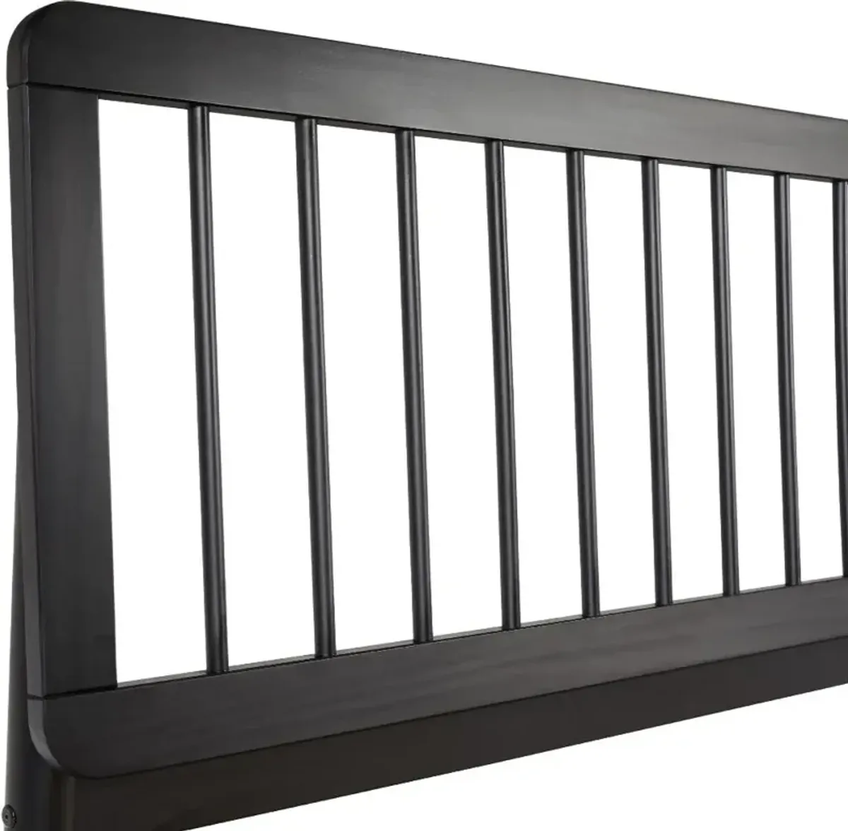 Cama Black Wood Queen Spindle Bed