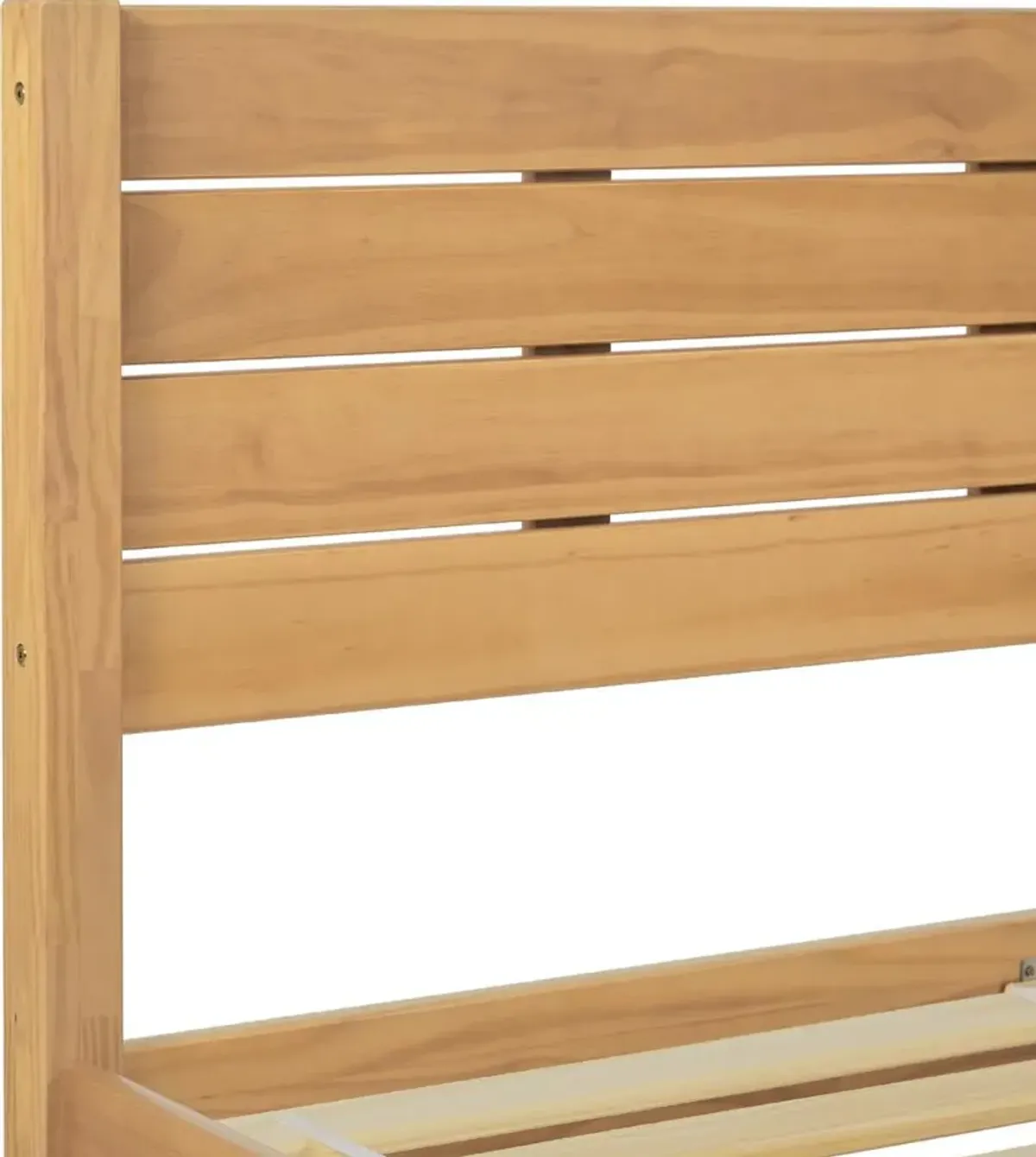 Isla Natural Pine Queen Platform Bed