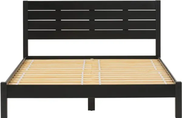 Isla Black Queen Platform Bed