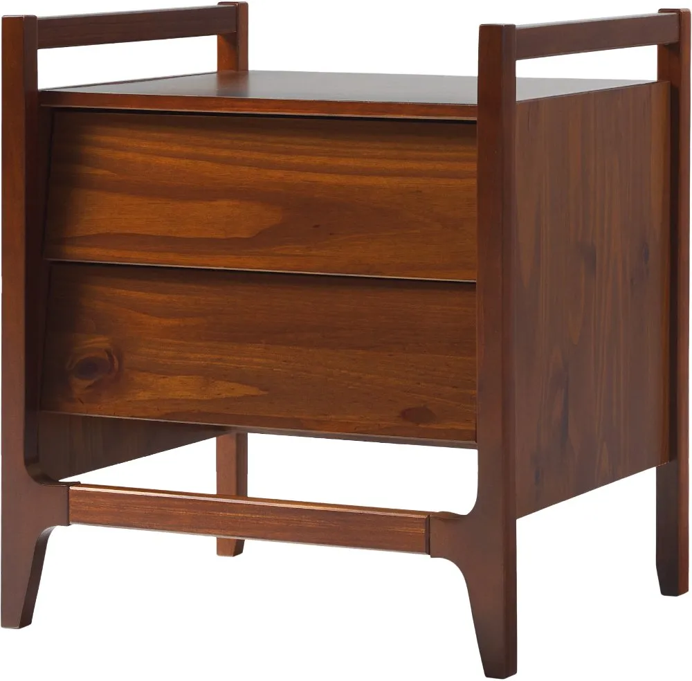 Oswald Walnut 22" Nightstand