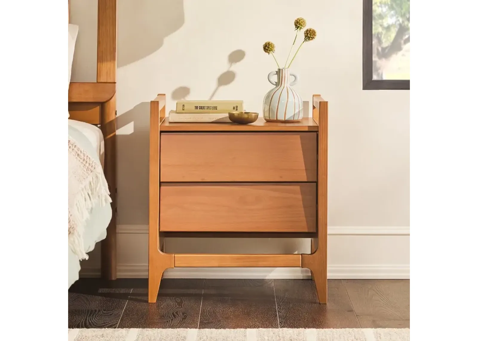 Arlo Caramel 22" Nightstand