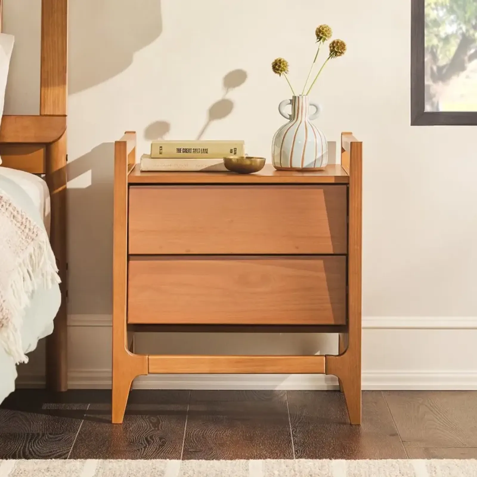 Arlo Caramel 22" Nightstand