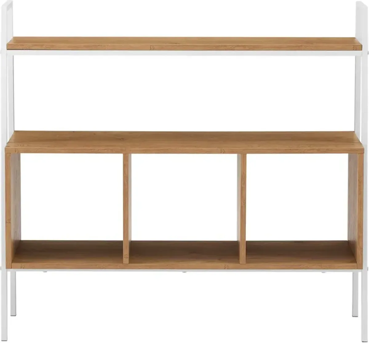 Arlo 40" Oak 3 Cube Storage Shelf